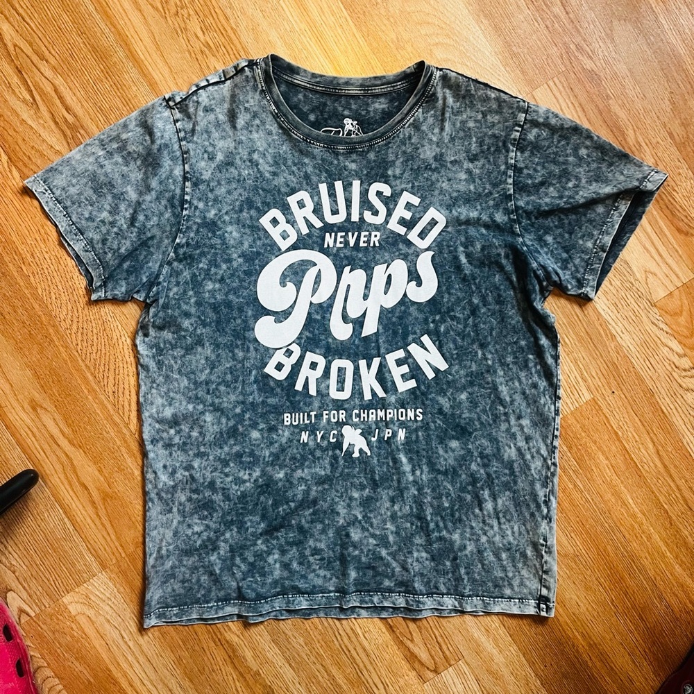 PRPS bruised never broken acid washed t shirt
